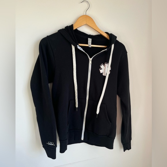 EMS Star Of Life Black Hooded Zip-Up Sweater - Picture 3 of 5